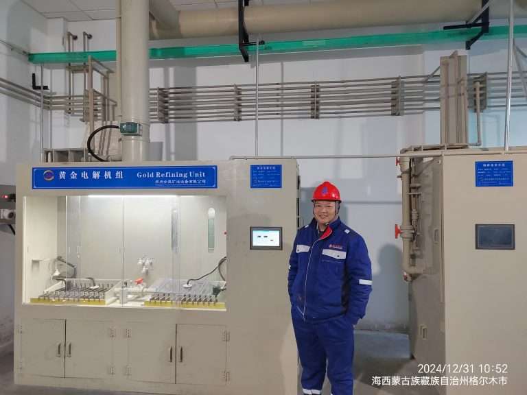Electrolytic gold equipment